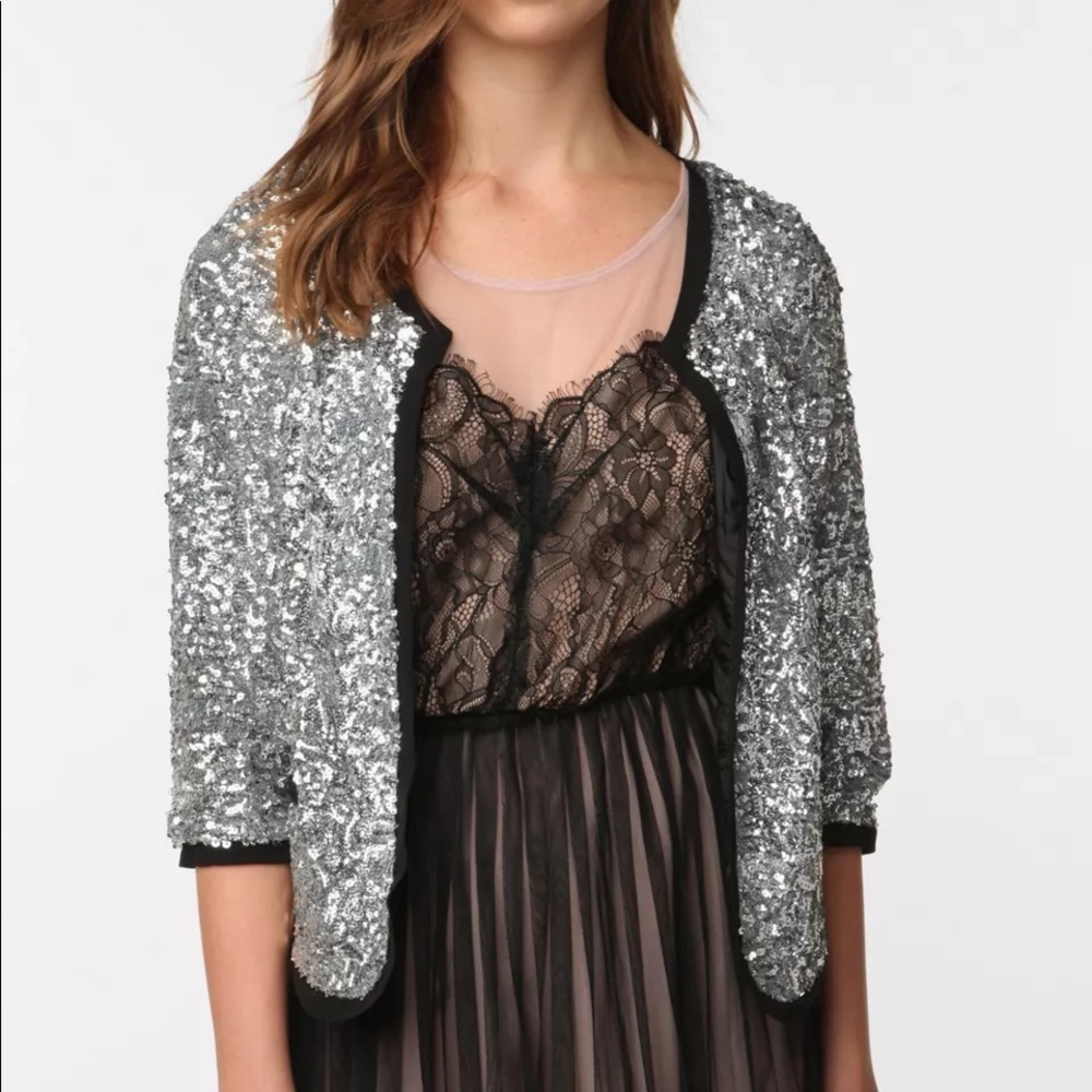 Urban Outfitters | Cooperative Sequin Blazer